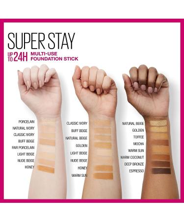 Maybelline Super Stay Foundation Stick Deep Bronze 0.25oz - For Normal to Oily Skin - Buy Online on GoSupps.com