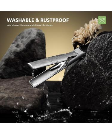 BALUCA 9mm Wide Jaw Curved Toenail Clippers - Extra Large Anti-Splash Nail Cutter for Thick Nails - Ideal for Seniors and Adults - Buy Online on GoSupps.com