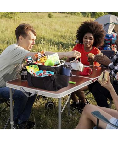 MIER Large Lunch Box for Men - Insulated Cooler Bag for Work, Beach, Travel - 18 Can Capacity - Multiple Pockets - Black - Buy Online on GoSupps.com