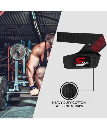 Neoprene Padded Weightlifting Straps | Ultimate Support for Bodybuilding & Strength Training - Buy Online on GoSupps.com