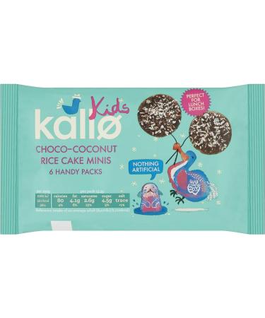 Kallo Kids Choco-Coconut Rice Cake Minis 6 x 14g - Delicious and Healthy Snack for Children - Buy Online on GoSupps.com