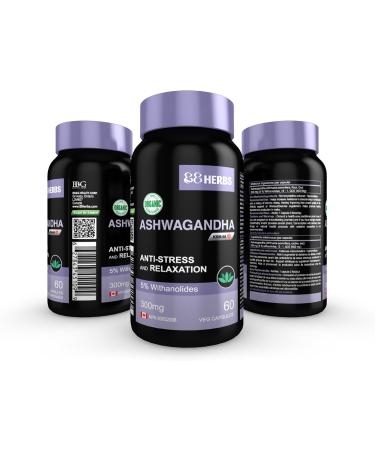 Premium Grade Ashwagandha (KSM-66) Certified Organic and Non-GMO 5% Withanolides - Buy Online on GoSupps.com