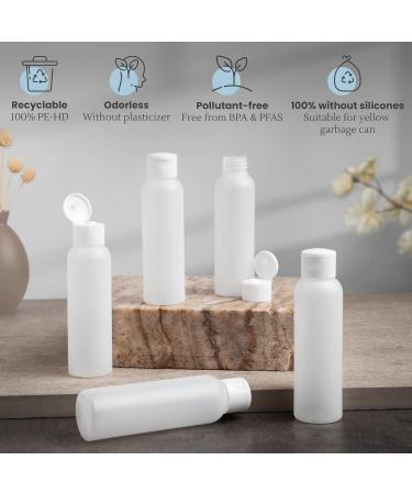 Kunz Packaging 100ml Travel Bottles - 5 Set Silicone-Free Liquid Containers for Aircraft Travel - Buy Online on GoSupps.com