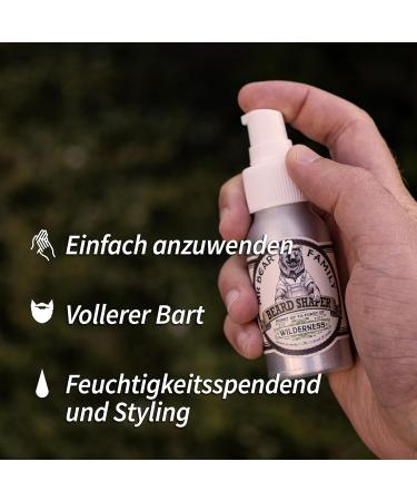 MR Bear Family Bart Cream for Men - Wilderness 50ml | Moisturizing Vegan Beard Balm & Styling Balm for Healthy Beards - Buy Online on GoSupps.com