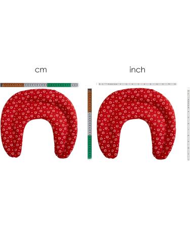 Shop Grape Seed Neck Pillow - Chambers Hearts Red | Heat Pad for Neck & Relaxation - Buy Online on GoSupps.com
