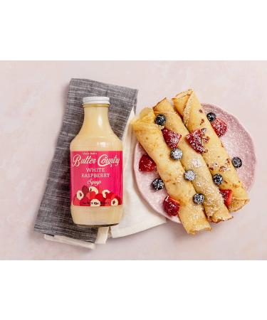 Uncle Bob's Butter Country White Raspberry Buttermilk Syrup 16 fl oz - 4 Pack - Buy Online on GoSupps.com