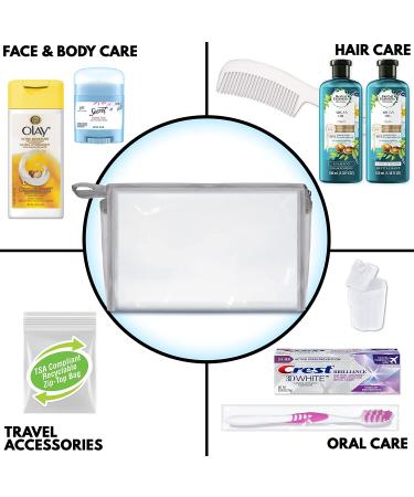 Convenience Kits International 10 PC Deluxe Kit with Herbal Essence Argan Oil Hair & Body Care Travel-Size Products - Buy Online on GoSupps.com