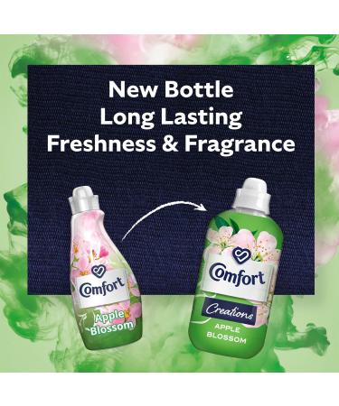 Comfort Creation Concentrated Fabric Conditioner with 100 Days of Long-Lasting Fragrance and Softness Intense Liquid Fabric Softener Apple Blossom 55 Washes 1.65L 4Pack - Buy Online on GoSupps.com
