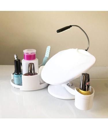 STYLIKA Nail Polish Stand with Multi-Angle Hand Rest - Manicure Pedicure Tool for Gel Polish Bottles - Home Salon Studio Accessory - Buy Online on GoSupps.com