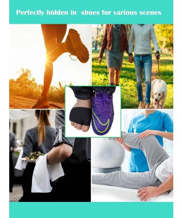 Metatarsal Cushions for High Heels | Gel Foot Pads for Pain Relief | Black | Size S 5-8(Women) 5-6.5(Men) - Buy Online on GoSupps.com