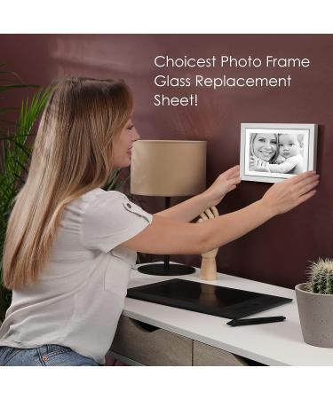 Elavain Clear Acrylic Sheets 12 Pack - 5x7 Plexiglass Panels for Picture Frames & DIY Projects - Ultra Transparent PMMA Casting Plate - 1MM Thick - Buy Online on GoSupps.com