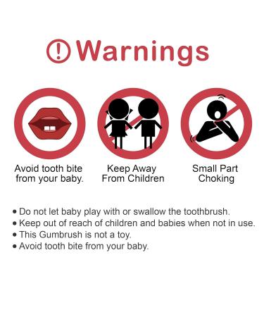 Maymom Oral Massager & Toothbrush for Infants - 4pc Finger Brush Set | Safe Dental Care - Buy Online on GoSupps.com