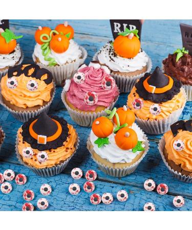 Lukinuo Halloween Candy Eyeball Sprinkles - 3 Oz Cupcake & Cookie Toppers for Spooky Decor - Buy Online on GoSupps.com