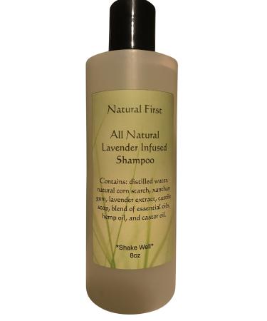 Lavender Infused "All Natural" Shampoo - Chemical Sls and Paraben Free