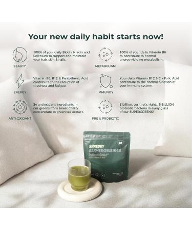 Shreddy Super Greens - Mango and Pineapple - 240g - Buy Online on GoSupps.com