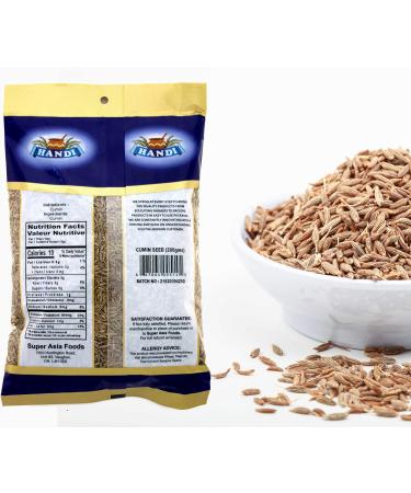 Cumin Seed Whole Raw Natural ( 7.05 Ounce ) 200G 200 g (Pack of 1) - Buy Online on GoSupps.com