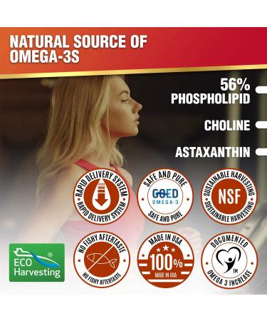LABO Nutrition Perfect Krill EX - Ultra Strength Antarctic Krill Oil with Choline, Astaxanthin, Omega 3 - Heart & Joint Support - 60 Softgels - Buy Online on GoSupps.com