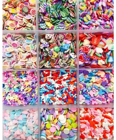 EHOPE Fake Sprinkles Fruit Nail Art Slices Polymer Faux DIY Kit - 24 Styles - Buy Online on GoSupps.com