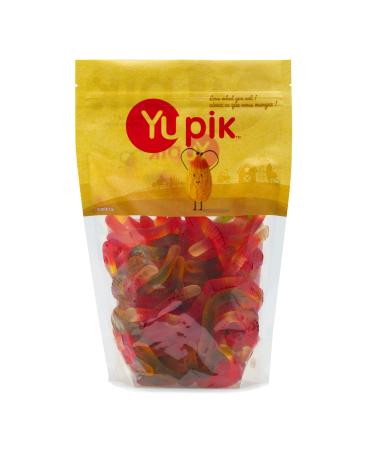 Yupik Gummy Worms 1 kg 6 Count Gluten-Free Assorted Fruit Flavors Chewy & Colorful Long Gummies Fun Classic Treat Sweet Candy Delicious Snack Ideal for Gifting Holidays & Baking 6 kg