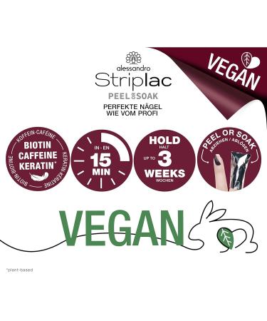 Alessandro Striplac UV Nail Polish - Kiss My Color | Gentle Long-Lasting Peel-Off Vegan | 8 ml - Buy Online on GoSupps.com