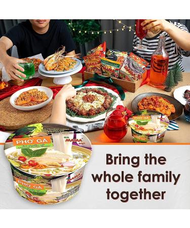 MAMA PHO GA Chicken Flavour Vietnamese Style Instant Rice Noodles Soup Bowl 65g (Pack of 4) - Buy Online on GoSupps.com