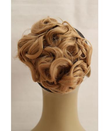 Curly Combs Clip In Hair Bun Extensions Easy Stretch Chignon Hairpiece Large (18#) - Buy Online on GoSupps.com
