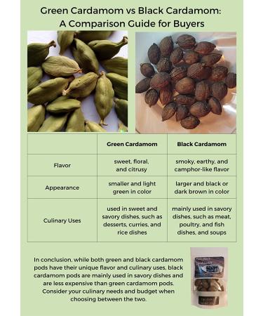 Bounty Foods Vietnam Cardamom Pods - 3.5 OZ Bag | Premium Spice for Chinese, Indian & Asian Recipes - Buy Online on GoSupps.com