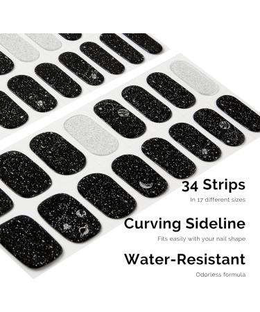 NAILOG Semi Cured Gel Nail Strips 34 pcs Salon-Quality Gel Nail Stickers Long Lasting Nail Wraps for Women with Soft Gel Finish Star Walk - Buy Online on GoSupps.com