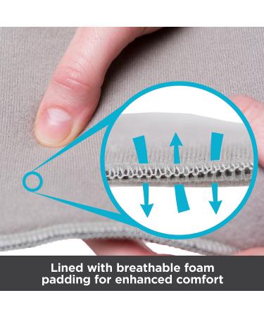 BraceAbility Padded 90 Degree Plantar Fasciitis Boot - Soft Night Splint for Foot & Ankle Support | Medium Grey - Buy Online on GoSupps.com