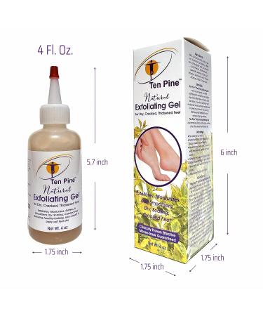 Vegan Foot Repair Cream & Callus Remover for Dry, Cracked Feet - Natural Exfoliating Gel for Thickened Skin | Non-Oily Formula with No Urea or Glycols - Buy Online on GoSupps.com