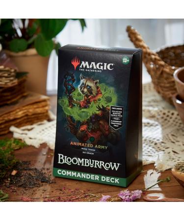 Magic The Gathering Bloomburrow Commander Deck Animated Army 2-Card Collector Booster Sample Pack 100-Card Deck - Buy Online on GoSupps.com