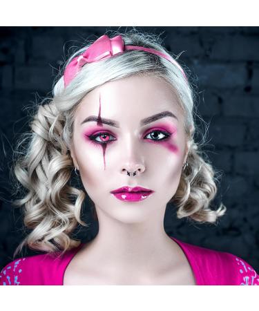 Buy Funnylens Colored Cosplay Contact Lenses - Rose Shock | Perfect for Carnival & Costumes - Free Lens Container Included - Buy Online on GoSupps.com