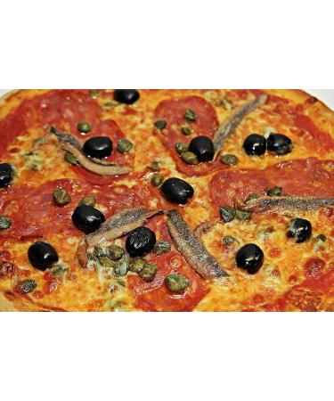 Hymor Capers Fines - 4x450g Glass Jars | Gourmet Capers in Salt & Vinegar for Pizza Pasta Vitello Tonnato & More - International Shipping Available - Buy Online on GoSupps.com