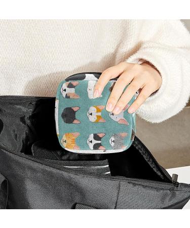 Paint Cats Head Sanitary Napkin Storage Bag - Portable Menstrual Pad Holder for Girls & Women - Multi-Colored - Pack of 10 - Buy Online on GoSupps.com