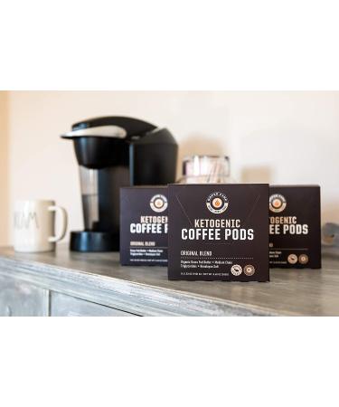 Rapidfire Ketogenic High Performance Keto Coffee Pods - Energy & Metabolism Boost - Weight Loss Support - Keto Original Blend - 16 Single Serve K-Cup Pods - Buy Online on GoSupps.com