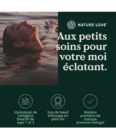 NATURE LOVE Premium Collagen Powder 500 g Collagen neutral taste from outdoor beef High bioavailability no added sugar or sweetener Laboratory tested produced in Germany - Buy Online on GoSupps.com