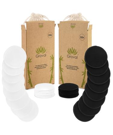 16x reusable slowdown pads | 100% bamboo cotton with laundry net |Make-up remover |Washable vegan sustainable environment |Suitable for growing bamboo boxing bamboo wool pads