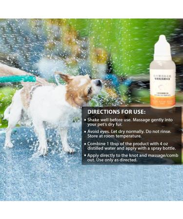 Hudhowks Pet Hair Nutrition Oil Waterless Pet Hair Essence Oil Deep Hydrating Grooming Dog Cat Essence Pet Leave-in Essence Pet Skin Care Supplies For Refreshing & Moisturizing For Dog Cat Puppy - Buy Online on GoSupps.com