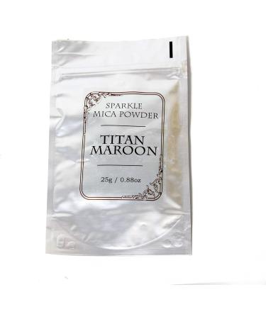 Buy Titan Maroon Sparkle Mica Powder - 50g | High-Quality Colorant for DIY Crafts & Cosmetics - Fast International Shipping - Buy Online on GoSupps.com