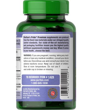 Puritan's Pride Bilberry Extract 1000mg | Antioxidant Properties | 180 Rapid Release Softgels - Buy Online on GoSupps.com