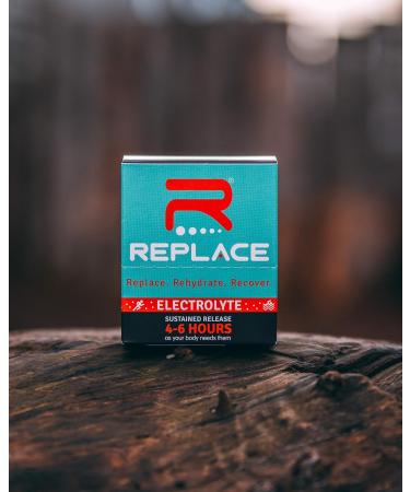 Buy Replace Sustained Release Electrolytes - Zero Sugar Vegan Non-GMO - 10 Packets for Hydration & Muscle Recovery - International Shipping - Buy Online on GoSupps.com