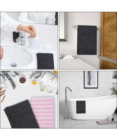 2 Piece Exfoliating Body Scrub Loofah Back Scrubber Deep Exfoliating Towel/Natural Body Exfoliator Bath Scrub Loofah for Men & Women - Buy Online on GoSupps.com