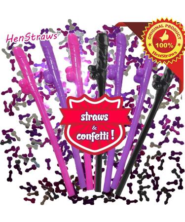 15pcs Peni Party Naughty Straws Dick Confetti Pack Bachelorette Penis Party Drinking Straws Funny Straws Pecker Straw Adult Novelty Bachelorette Party Favors Plastic Penis Straws - Buy Online on GoSupps.com