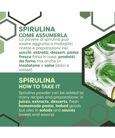 Erbotech Organic Spirulina Powder 200g - High Protein Calcium & Vitamins | Vegan Superfood Made in Italy - Buy Online on GoSupps.com