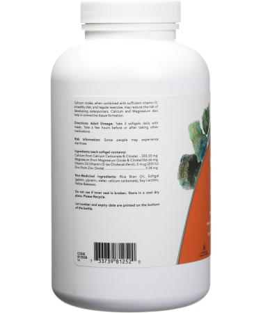 Now Foods Cal-Mag + D Softgels 240gel - Buy Online on GoSupps.com
