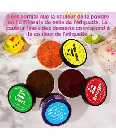 Colorant Alimentaire Poudre 12 Couleurs x5g - Poudre Alimentaire Hautement Concentr pour la P tisserie Colorant Poudre Alimentaire pour G teaux Macarons (Usage Domestique et Professionnel) 5 g (Lot de 12) - Buy Online on GoSupps.com