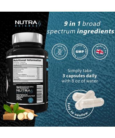 Andro Test #1 Testosterone Booster for Men | Muscle Growth & Libido Enhancement | 90 Vegan Capsules - Buy Online on GoSupps.com