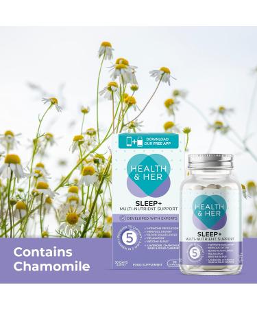 Health & Her Perimenopause Mind+ Day & Night Tablets for Women - Cognitive Support & Mental Energy - 1 Month Supply - Buy Online on GoSupps.com
