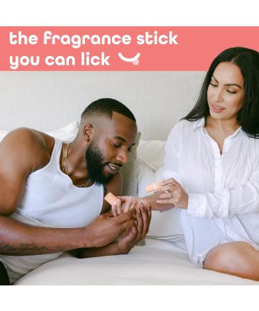 SweetSpot Flavored Solid Perfume Stick Portable Travel Perfumes for Women Long Lasting Fragrances Non Sticky Formula Natural Ingredients Fragrance Stick (Strawberries and Cream) - Buy Online on GoSupps.com