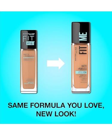 Maybelline Fit Me Matte + Poreless Liquid Oil-Free Foundation Makeup, Toffee, 1 Count - Buy Online on GoSupps.com